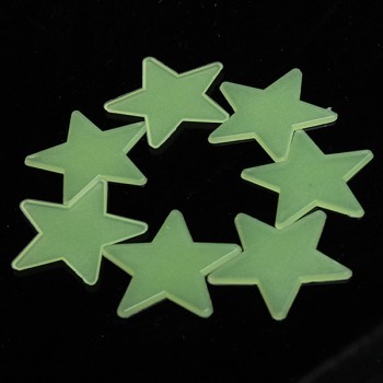 Estrelas Fluorescentes Decorativas 100 Unidades